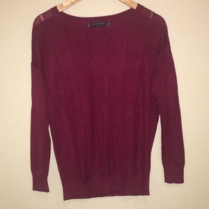 Lightweight maroon sweater